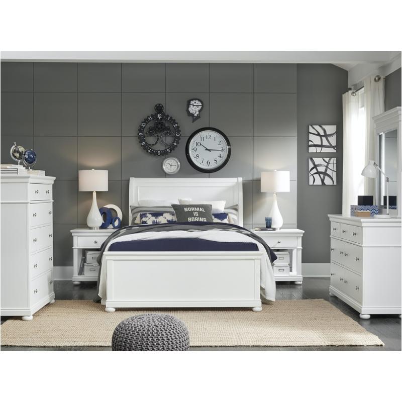 9815-4305 Legacy Classic Furniture Canterbury - White Bedroom Furniture Bed