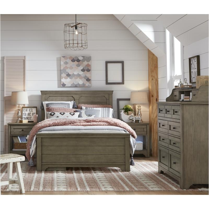 9950-4204 Legacy Classic Furniture Farm House Bedroom Furniture Bed