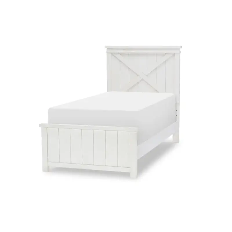 1861-4103k Legacy Classic Furniture Flatiron - White Bedroom Furniture Bed