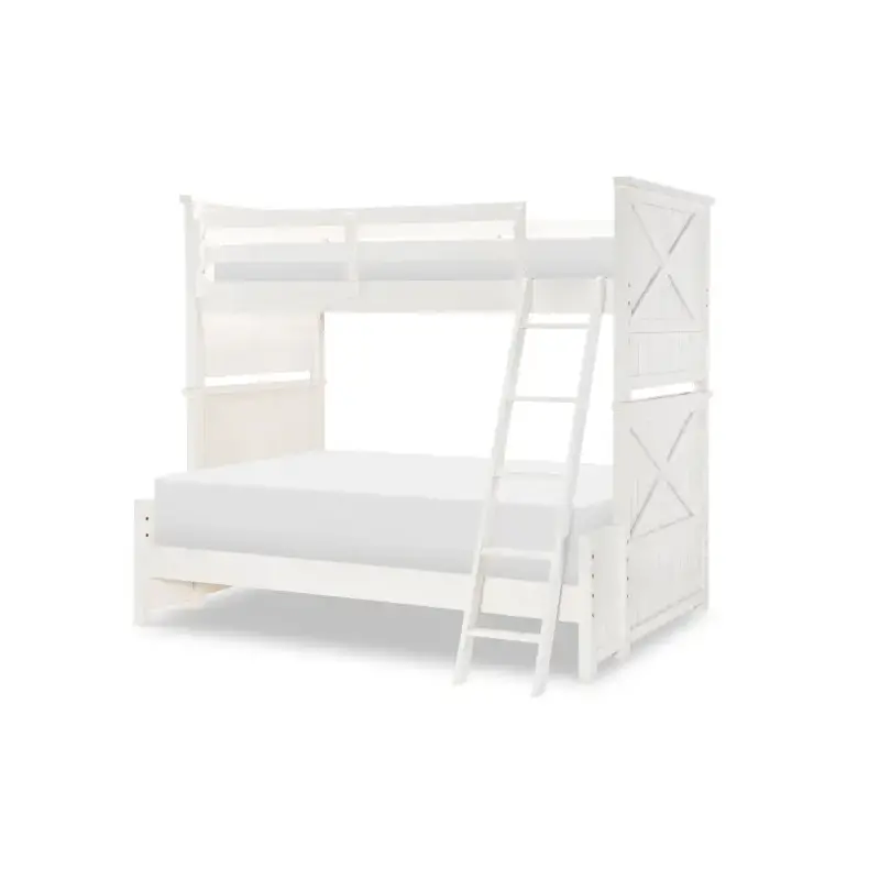 1861-8140k Legacy Classic Furniture Flatiron - White Bedroom Furniture Bed