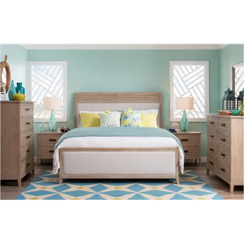 1310-4206k Legacy Classic Furniture Edgewater - Soft Sand Bedroom Furniture Bed