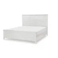 1313-4105k Legacy Classic Furniture Edgewater - Sand Dollar White Bedroom Furniture Bed