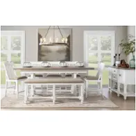 1374-745 Legacy Classic Furniture Essex White Dining Room Furniture Benche