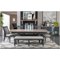 1370-121k Legacy Classic Furniture Essex - Graphite Dining Room Furniture Dining Table