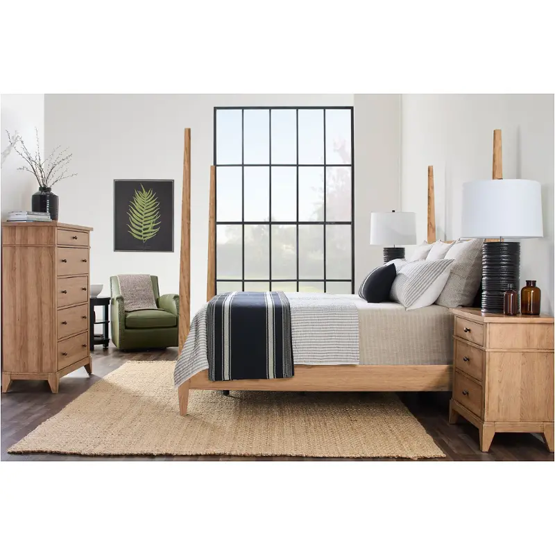 Ty656-250k Legacy Classic Furniture Todays Traditions - Natural Hickory Bedroom Furniture Bed