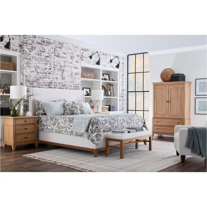 Ty656-166k Legacy Classic Furniture Todays Traditions - Natural Hickory Bedroom Furniture Bed