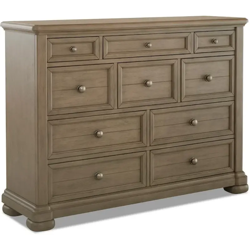 Ty750-650 Legacy Classic Furniture Nashville - Grey Taupe Bedroom Furniture Dresser