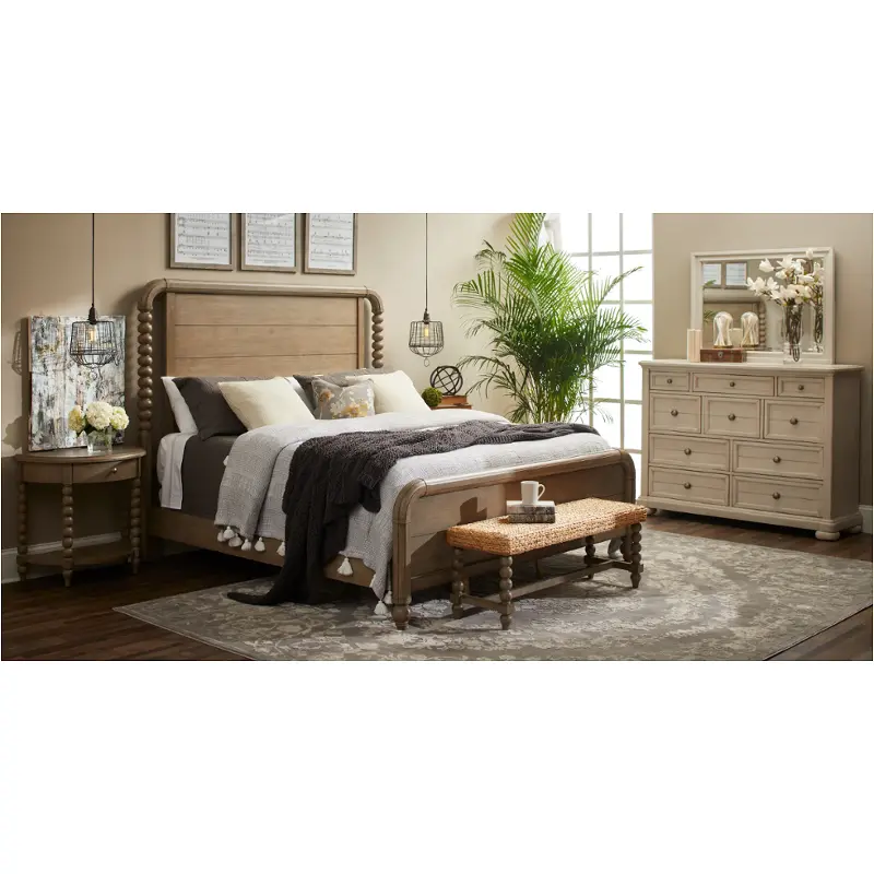 Ty750-150k Legacy Classic Furniture Nashville - Grey Taupe Bedroom Furniture Bed