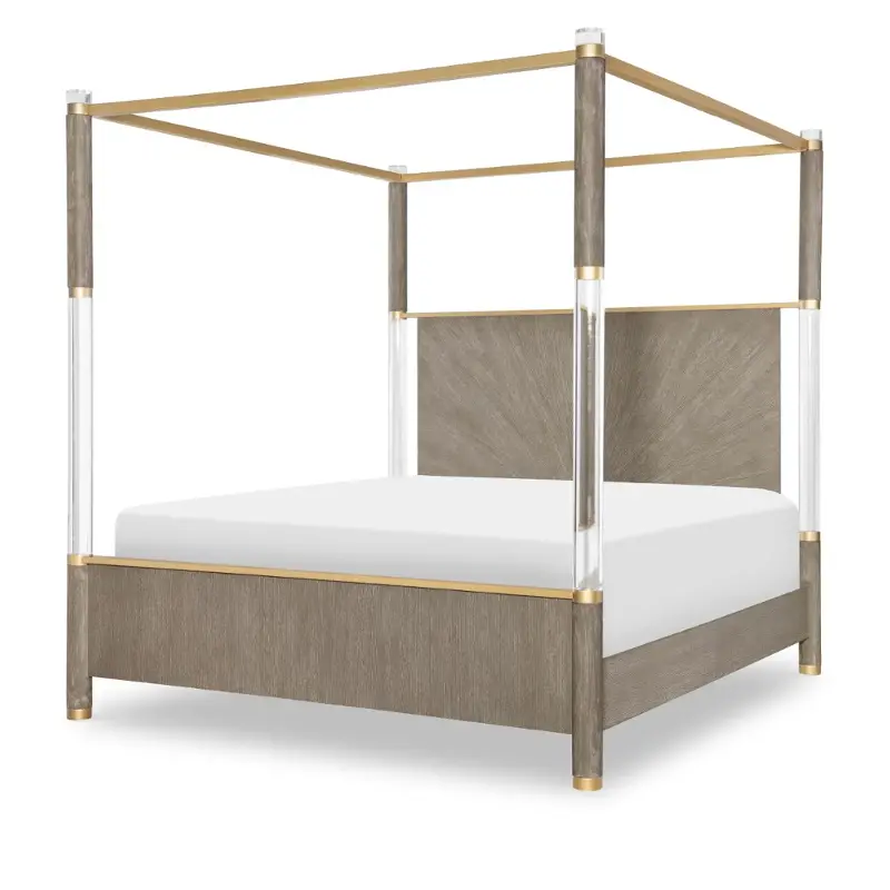 3301-5007a Legacy Classic Furniture Miramar - Oyster Bedroom Furniture Bed