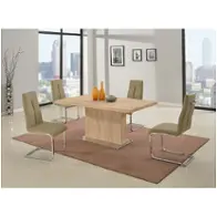 Jacquelin-dt-1tone Chintaly Imports Furniture Jacquelin Dining Room Furniture Dinette Table