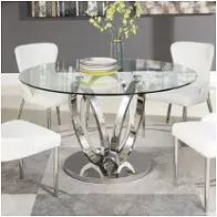 Evelyn-dt-pol-m Chintaly Imports Furniture Evelyn Dining Room Furniture Dining Table