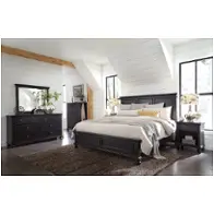 I07-415-blk Aspen Home Furniture Oxford Bedroom Furniture Bed