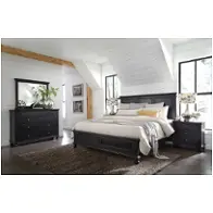 I07-415-blk-st Aspen Home Furniture Oxford Bedroom Furniture Bed