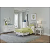 I218-522-wht Aspen Home Furniture Charlotte - White Bedroom Furniture Bed