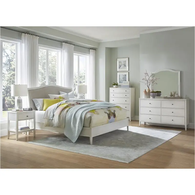 I218-425-wht Aspen Home Furniture Charlotte - White Bedroom Furniture Bed