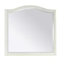 I218-462-wht Aspen Home Furniture Charlotte - White Bedroom Furniture Mirror