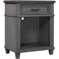 I248-451n-slt Aspen Home Furniture Caraway - Aged Slate Bedroom Furniture Nightstand