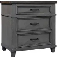 I248-450-slt Aspen Home Furniture Caraway - Aged Slate Bedroom Furniture Nightstand