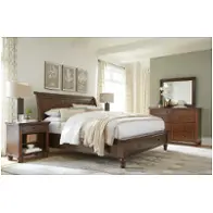 Icb-404-406l-407d-clc Aspen Home Furniture Cambridge- Classic Cherry Bedroom Furniture Bed