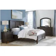 Icb-495-407-406l-ppr Aspen Home Furniture Cambridge - Cracked Pepper Bedroom Furniture Bed