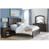 Icb-495-410l-407d-ppr Aspen Home Furniture Cambridge - Cracked Pepper Bedroom Furniture Bed