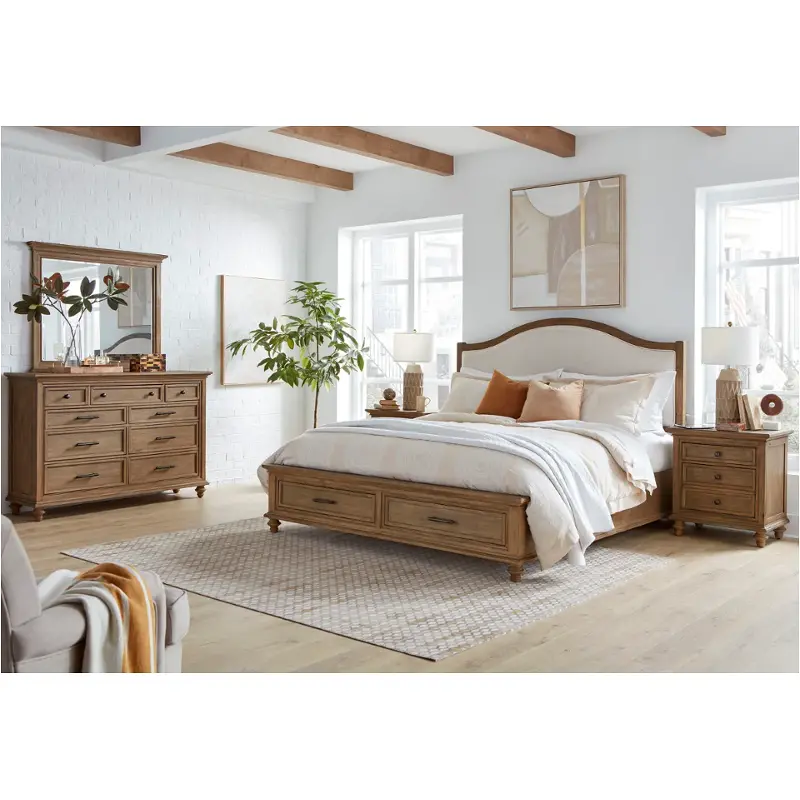 I3002-425-407d-406 Aspen Home Furniture Hensley Bedroom Furniture Bed