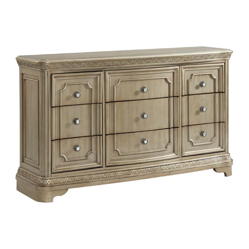 Vc600dr Elements Furniture Vincenza - Bronze Bedroom Furniture Dresser