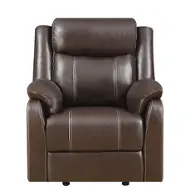 Domino-glrc-valo-choc Klaussner Furniture Domino Living Room Furniture Recliner