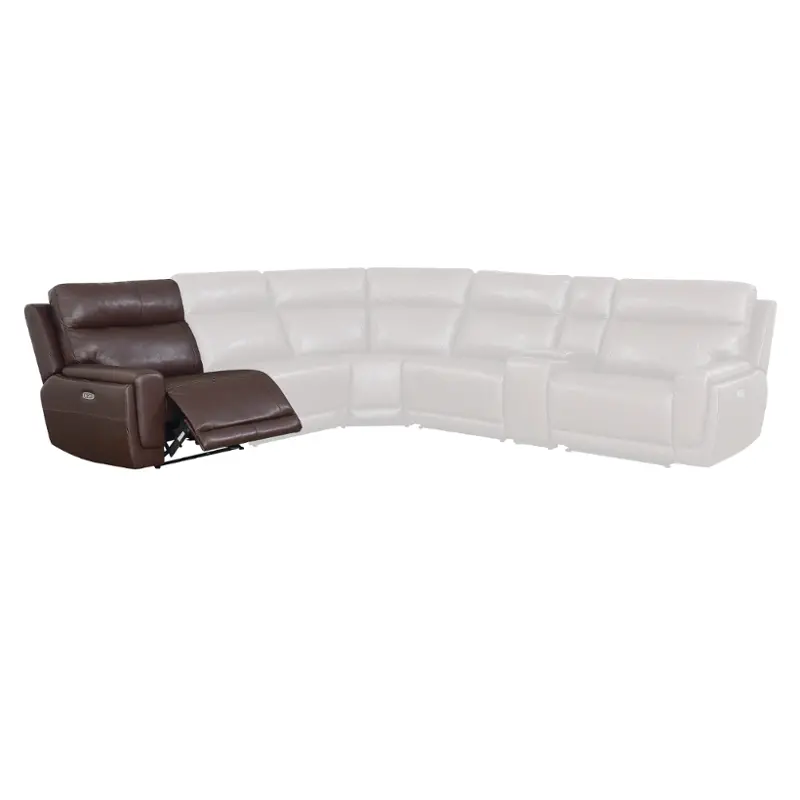 Palmero-6l-pwrc-hopk-choc Klaussner Furniture Palmero Living Room Furniture Sectional