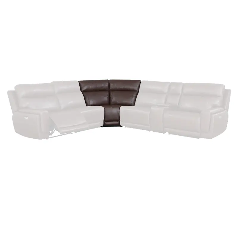 Palmero-b-90sew-hopk-choc Klaussner Furniture Palmero Living Room Furniture Sectional