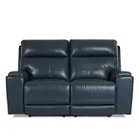 Santana-6-pwrls-vate-navy Klaussner Furniture Santana Living Room Furniture Loveseat