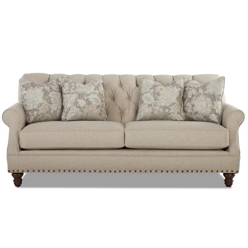 K96810-s-macc-ecru-c1 Klaussner Furniture Burbank Living Room Furniture Sofa