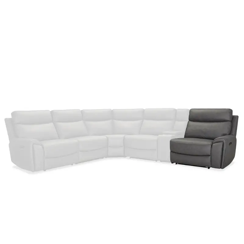 Destin-6r-pwrc-mont-haze Klaussner Furniture Destin Living Room Furniture Sectional