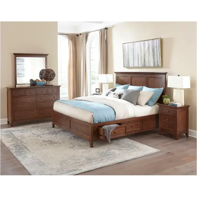 Sm-br-8865q-tus Intercon Furniture San Mateo - Tuscan Bedroom Furniture Bed