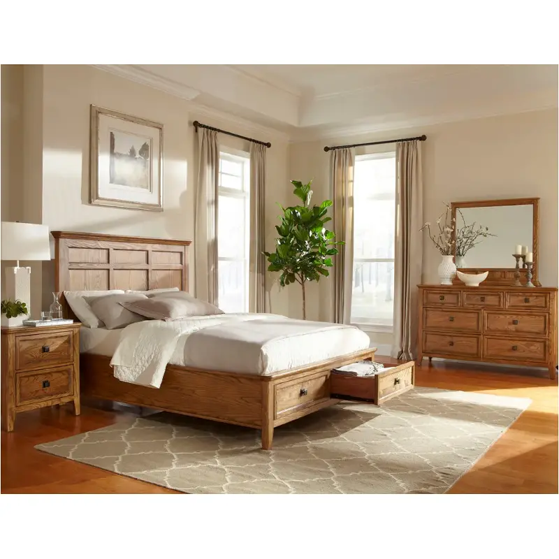 Al-br-5350ks-bas Intercon Furniture Alta - Brushed Ash Bedroom Furniture Bed