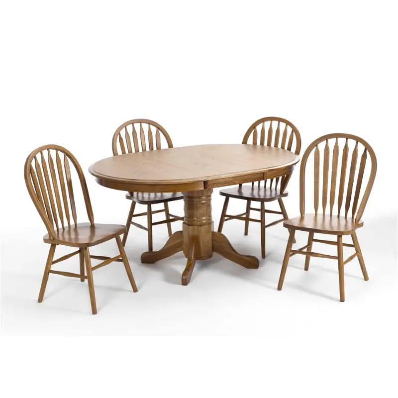 Co-ta-i4260-cnt Intercon Furniture Classic Oak Dining Room Furniture Dining Table