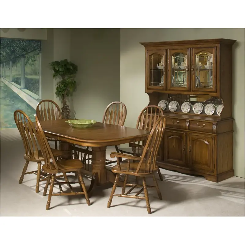 Co-ta-i4296-bru Intercon Furniture Classic Oak Dining Room Furniture Dining Table