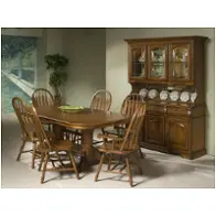 Co-ta-i4296-bru Intercon Furniture Classic Oak Dining Room Furniture Dining Table