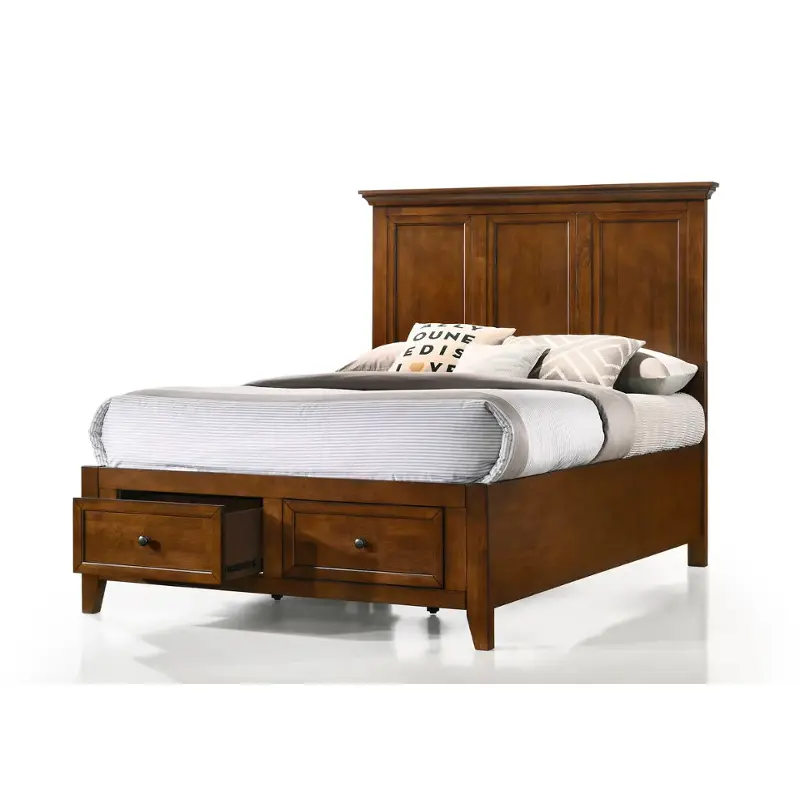 Sm-br-4325f-tus Intercon Furniture San Mateo - Tuscan Bedroom Furniture Bed