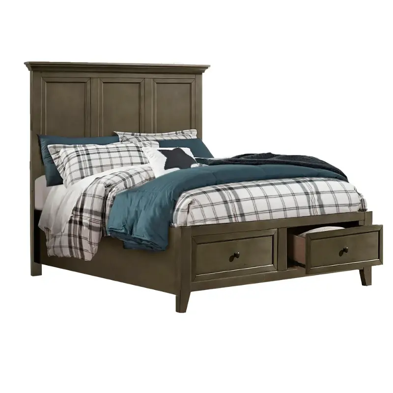 Sm-br-4325fs-gry Intercon Furniture San Mateo - Gray Bedroom Furniture Bed