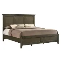 Sm-br-8865k-gry Intercon Furniture San Mateo - Gray Bedroom Furniture Bed