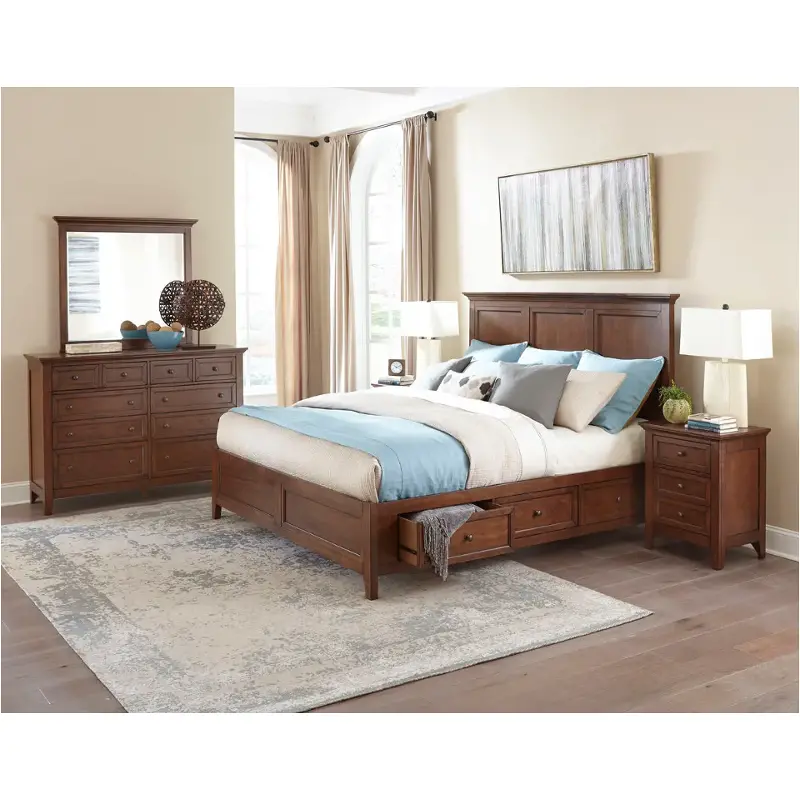 Sm-br-8865cs-tus Intercon Furniture San Mateo - Tuscan Bedroom Furniture Bed