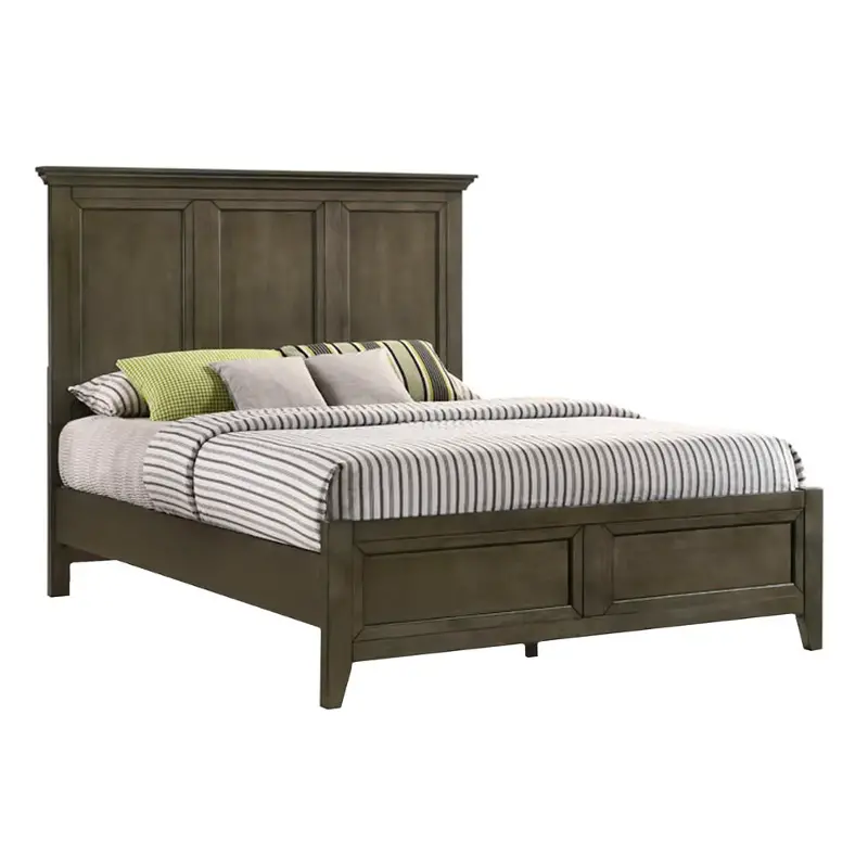 Sm-br-8865q-gry Intercon Furniture San Mateo - Gray Bedroom Furniture Bed