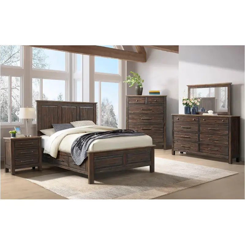 Tr-br-3665qs-dws Intercon Furniture Transitions Bedroom Furniture Bed