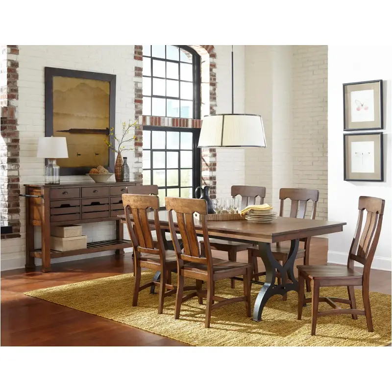 Dt-ta-4296mg-ccr Intercon Furniture District Dining Room Furniture Dining Table