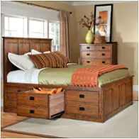 Op-br-5853ks-mis Intercon Furniture Oak Park - Mission Bedroom Furniture Bed