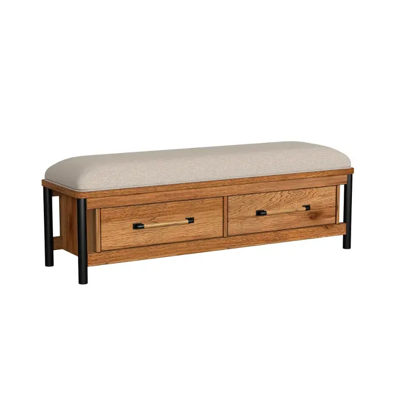 Nc-br-8058b-hck-c Intercon Furniture Norcross Bedroom Furniture Benche