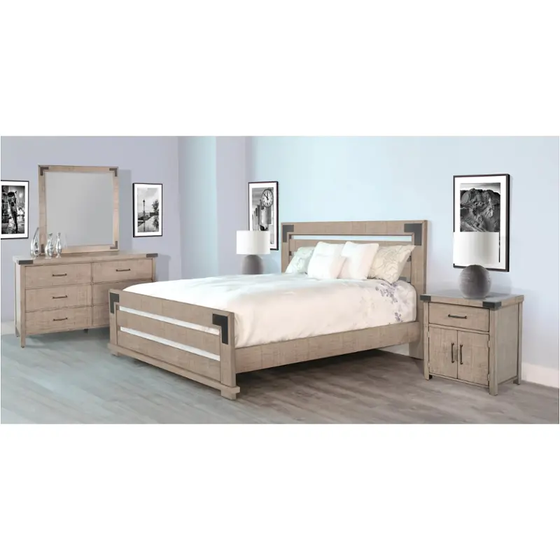 2357dr-q Sunny Designs Desert Rock Bedroom Furniture Bed