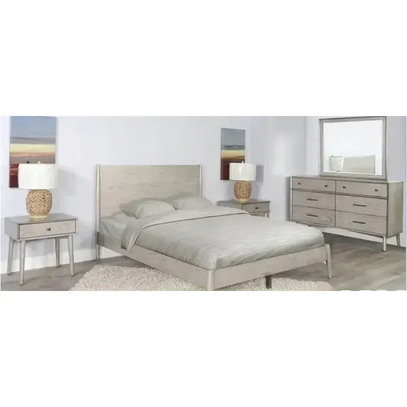 2336mg-ek Sunny Designs American Modern - Grey Bedroom Furniture Bed