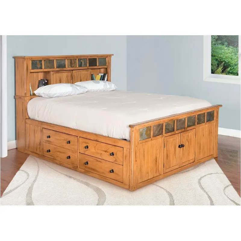 2334ro-sq Sunny Designs Sedona Bedroom Furniture Bed